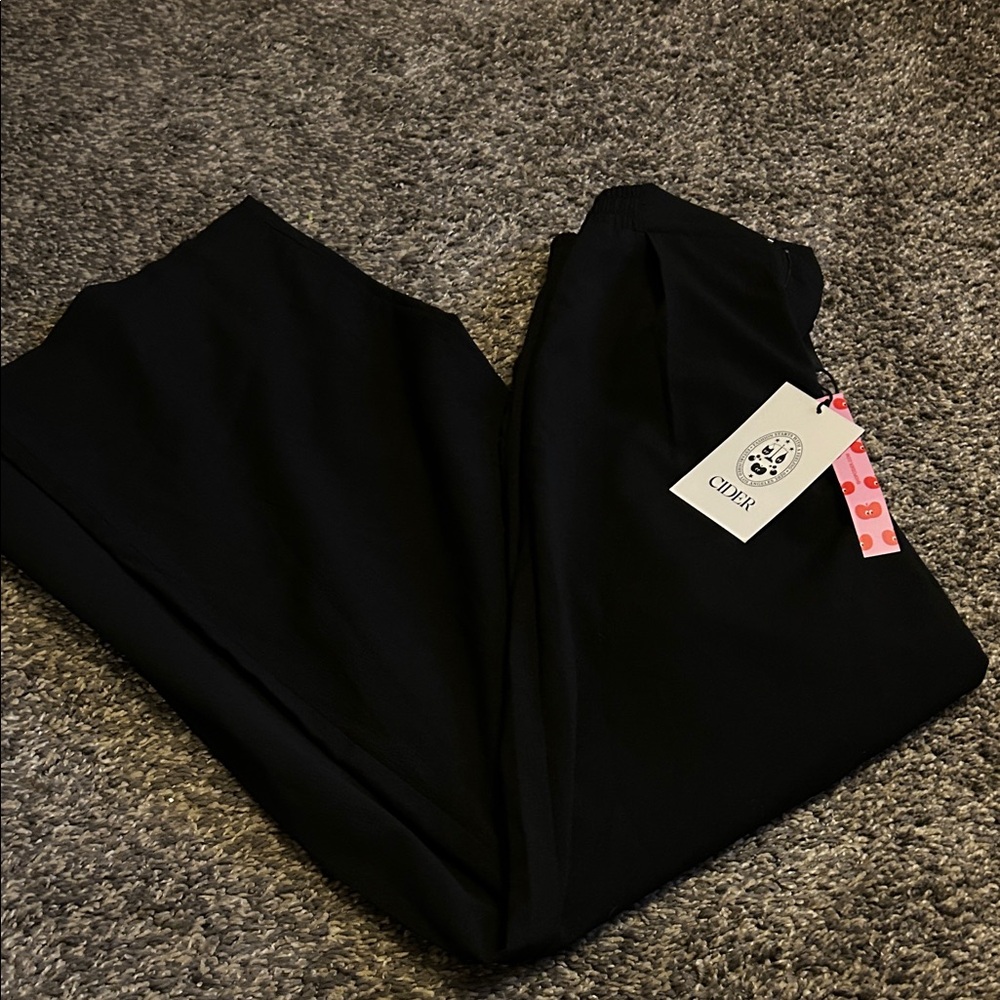 Cider wide leg Black dress Pants